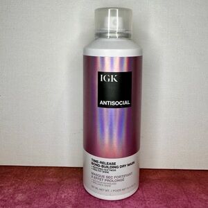✨ IGK ANTISOCIAL Bond-Building Dry Hair Mask — Beauty Sleep for Your Hair ✨
